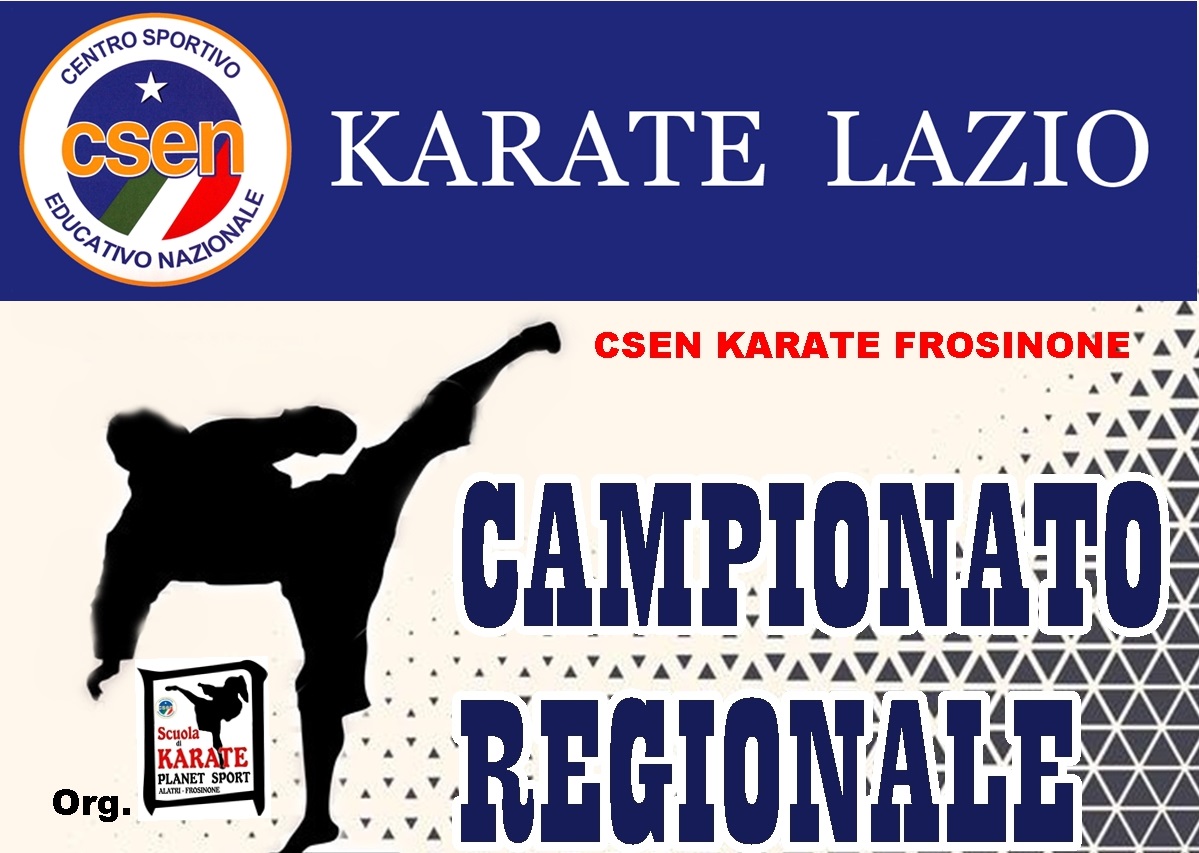 Campionato Regionale di Karate Lazio Csen- Alatri 2-3 Aprile