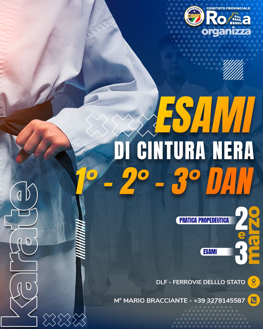 Esami cintura nera karate csen