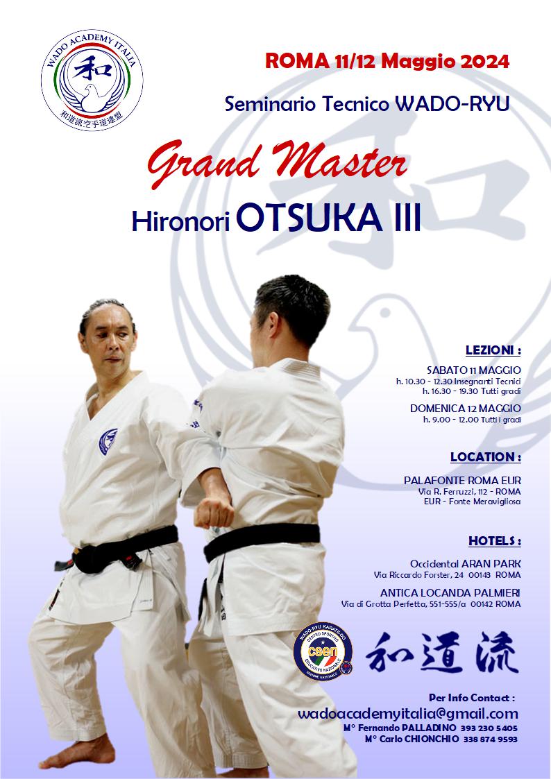 H. OTSUKA III sensei in italia esclusiva csen